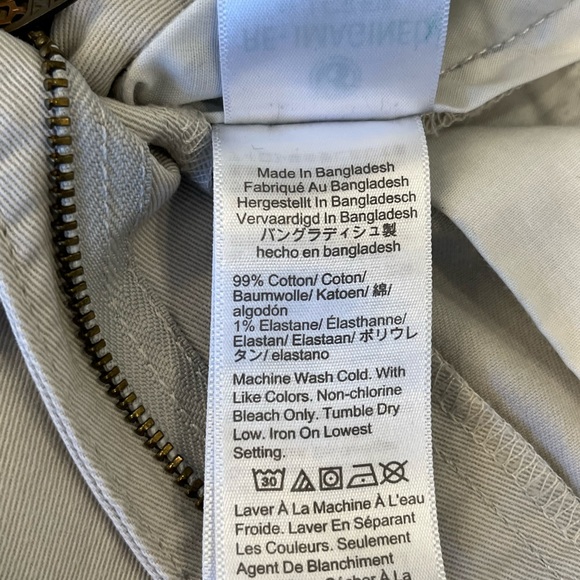 J.Crew Factory Men’s 34 Light Khaki Flat Front Chino Short Like New Condition - Picture 5 of 5